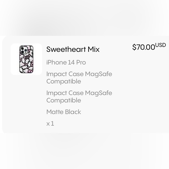 Casetify Sweetheart iPhone 14 Pro - Picture 7 of 7